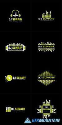 DJ Electronic Music Logo