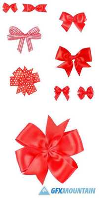 Red Bow Isolated