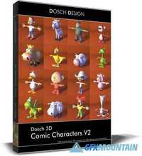 DOSCH 3D: Comic Characters V2