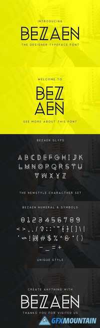 Bezaen Typeface