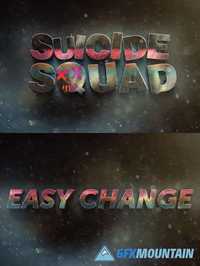 Suicide Squad Movie Text Effect 1084428