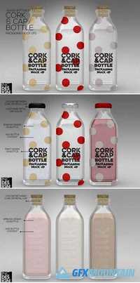 Cork & Cap Bottle Packaging MockUps - 1045773
