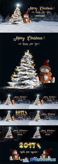 Videohive Christmas Snowman Opener 19018159