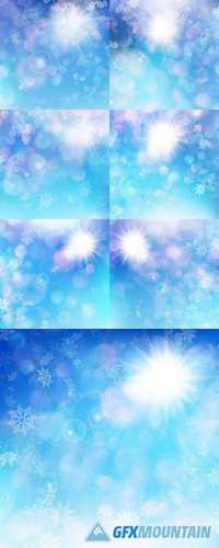 Christmas Background with Snowflakes 2