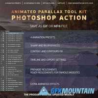 GraphicRiver - Animated Parallax Tool Kit Photoshop Action 18307730