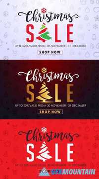 Merry Christmas Sale Background