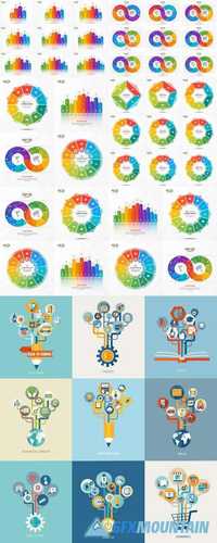 Set of Vector Infographic Templates