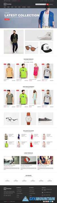 Pureshop – Fashion eCommerce Bootstrap Template