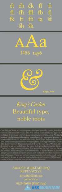 Kings Caslon Font Family