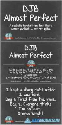 DJB Almost Perfect Font