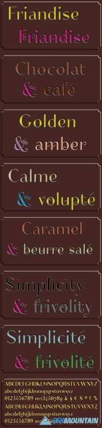 Friandise for Chocolate Enthusiasts Fonts 