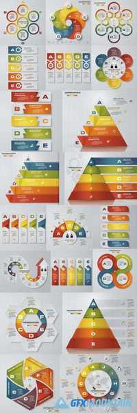 Abstract Infographis Elements