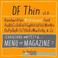 DF Thin font