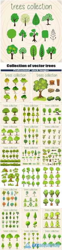 Collection of vector trees