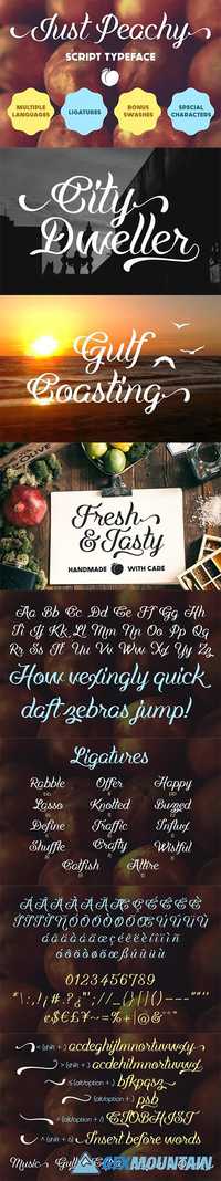 Just Peachy Font