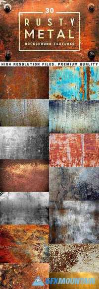 30 Rusty Metal Background Textures 1277740