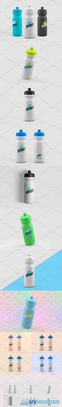 Sport Water Bottle Mock-Up 1278238