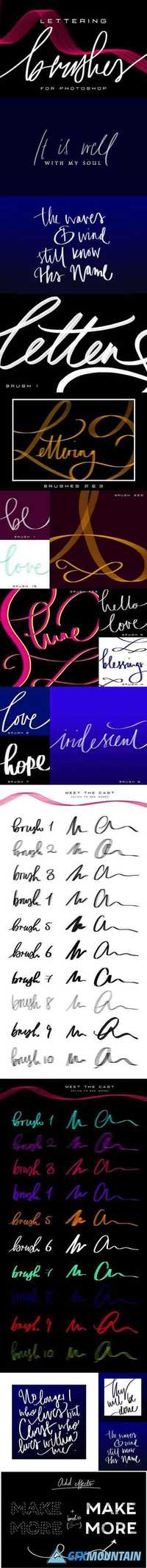 Lettering Brushes For Photoshop 1288172