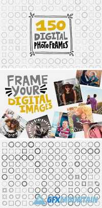 150 Digital Frames (EPS, PNG) 1294789