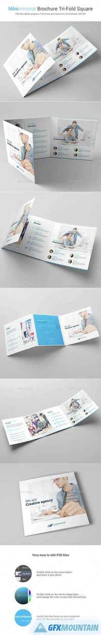 Miniminimal Brochure Tri-Fold Square 14907487