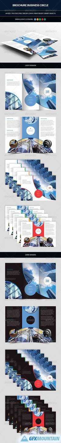 Brochure Business Circle Tri Fold 7390669