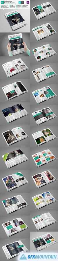 Fashion Magazine Template - InDesign 42 Page_V5 10954902