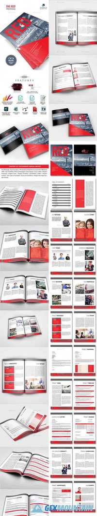 The Red Multipurpose Proposal Template 9552871
