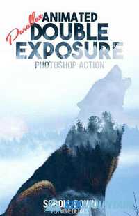 Animated Parallax Double Exposure Photoshop Action 19532670