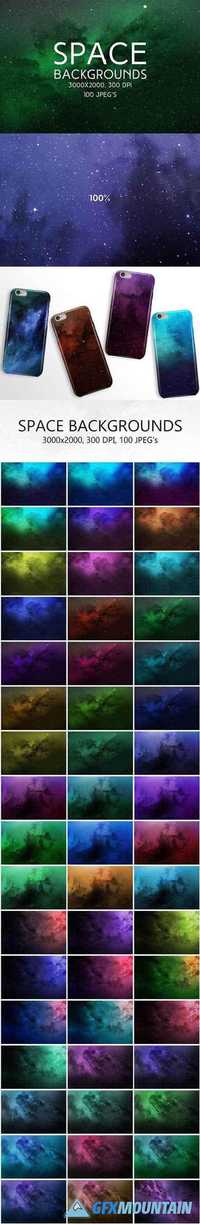 100 Space Backgrounds 1329340