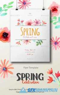 Spring Celebration Flyer Template 15779198