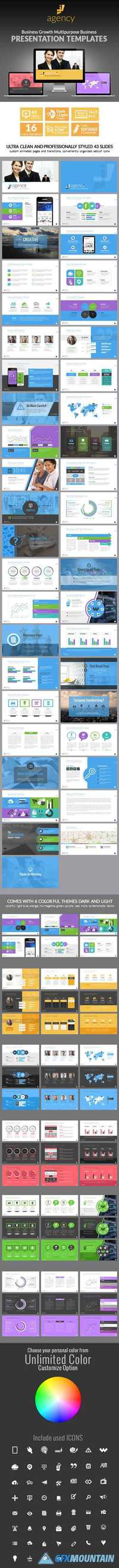 Business Growth Presentation Template 8206060