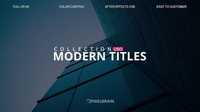 Modern Titles 19592033