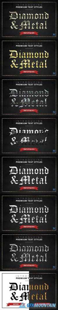 Diamond & Metal #1 - 15 Styles 1272577