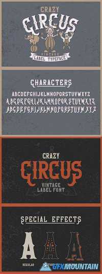 Crazy Circus typeface 1323992