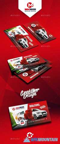 Graphicriver Car Wash Business Card Templates 19674195