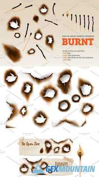 Burnt Paper Set 1372314