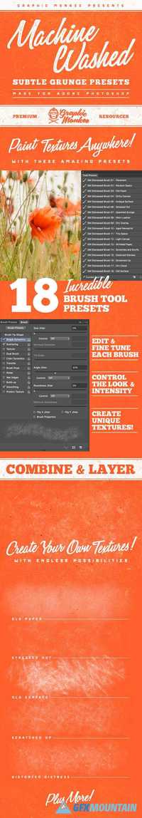 Machine Washed Brush Presets 18445007