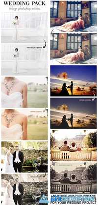 GraphicRiver - Wedding Pack - Vintage Photoshop Actions - 19702270