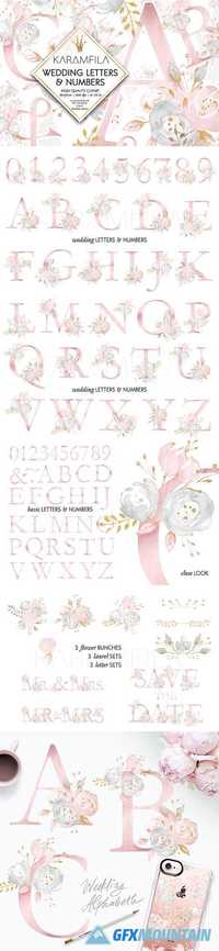 Wedding Alphabet Clipart - 1408539