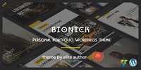 ThemeForest - Bionick v3.0 - Personal Portfolio WordPress Theme - 12103153