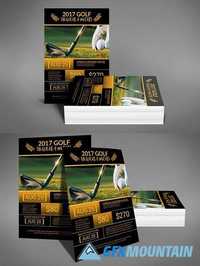 Golf Play Wall Calendar A3 2017 1195976