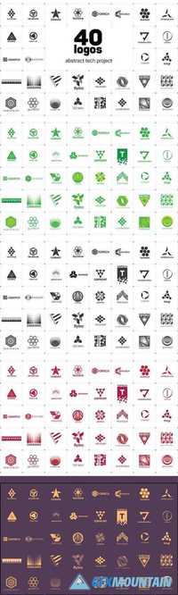 40 Tech logos