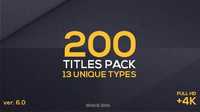 200 Titles Pack (13 unique types) 16917604