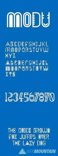 Modu Typeface 284510