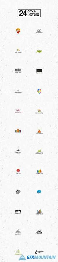 24 City Scape Logo Collections 1154967