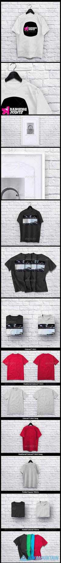 T shirt Collection Mockup 8187219