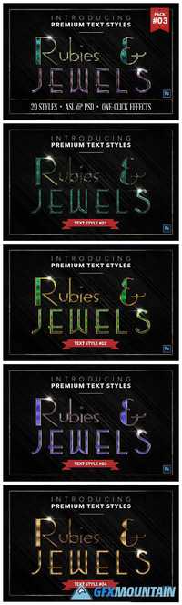 Rubies & Jewels 3 - 20 Text Styles 1354440