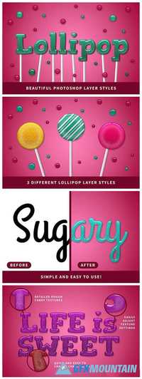 Lollipop Photoshop Layer Styles 1429260