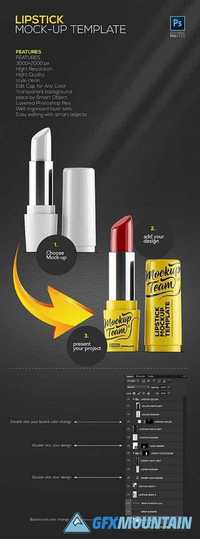Lipstick Mock-up Template 882328
