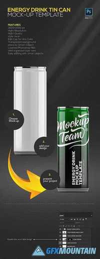 Energy Drink Mock-up 883327